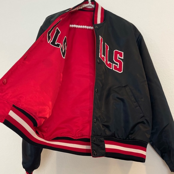 REVERSIBLE NBA Chicago Bulls vintage Starter coat - Picture 11 of 16